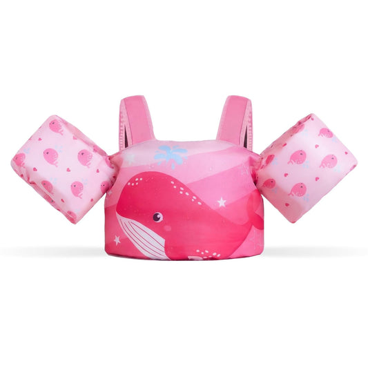 Gogokids Toddler Swim Vest for Kids 24-66 lbs, Swimming Pool Floats Vest[CPC Certified & Adjustable Fit] Toddler Arm Floaties Swim Jacket Water Wings for Beach Puddle Pool Jumper Boys Girls 1-6 Years