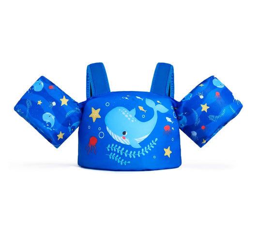 Gogokids Toddler Swim Vest for Kids 24-66 lbs, Swimming Pool Floats Vest[CPC Certified & Adjustable Fit] Toddler Arm Floaties Swim Jacket Water Wings for Beach Puddle Pool Jumper Boys Girls 1-6 Years