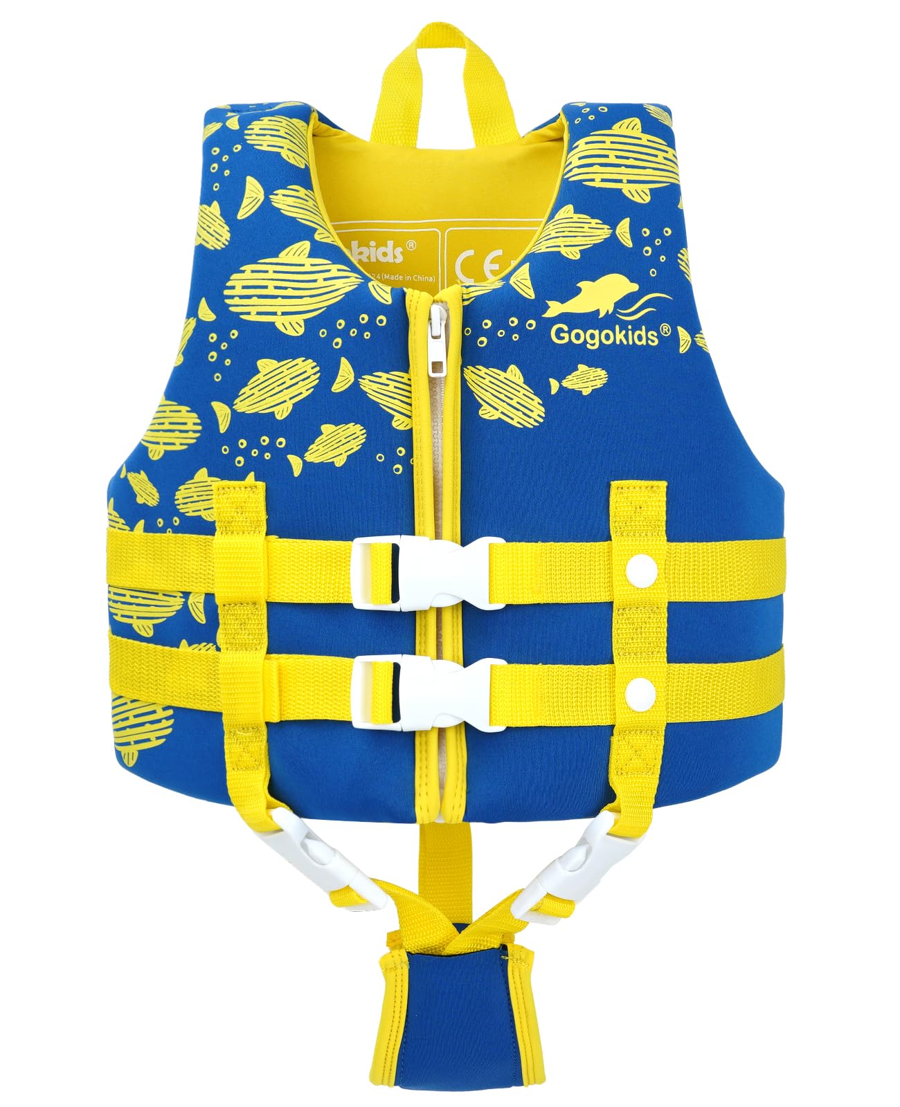 Gogokids Toddler Swim Vest, Kids Floaties – Boys & Girls Buoyancy Jacket for Pool & Beach, Fits 2-8 Years / 22-60 lbs